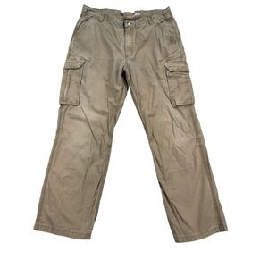 Carhartt Force Cargo Pants Ripstop Relaxed Fit Men's 42x34 Khaki Utility Work